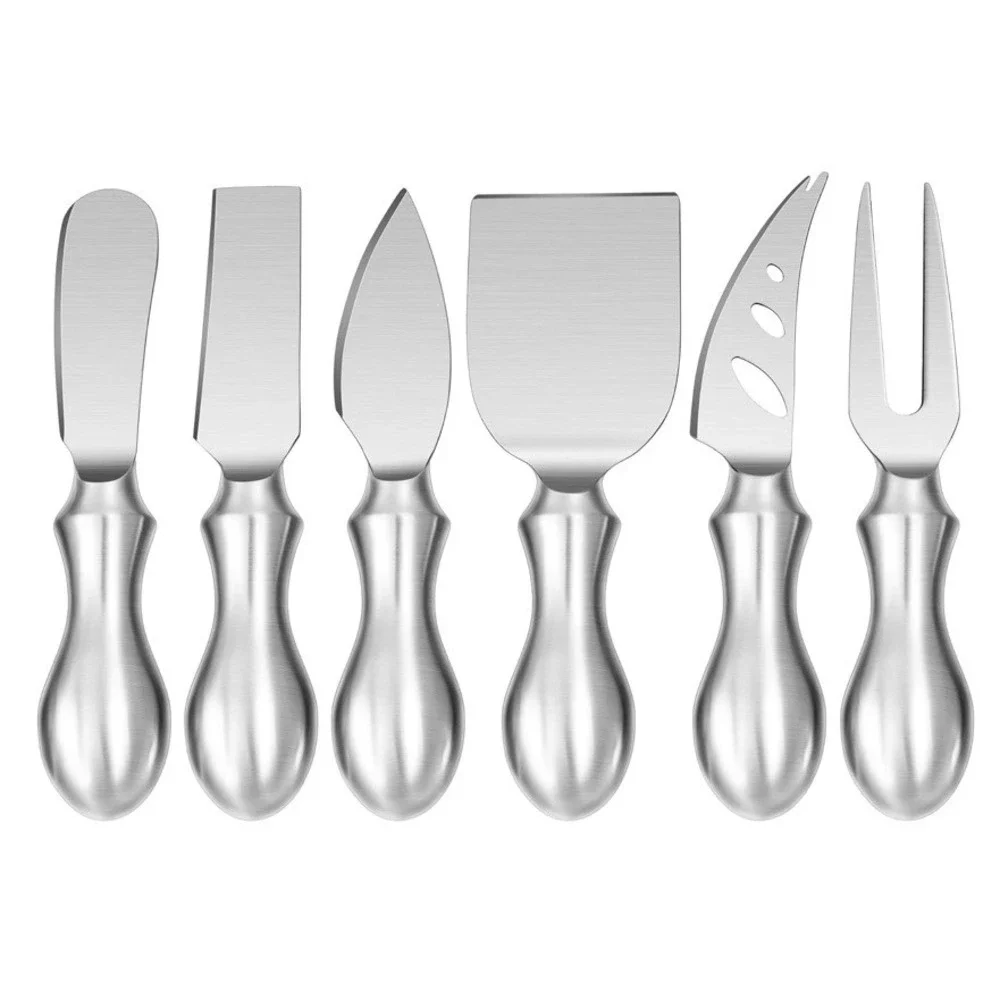 WoneNice Cheese Knife Set 6-Piece Stainless Steel Knives Charcuterie Cheese‎